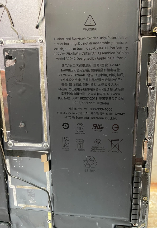 Genuine Apple iPad Pro 11" A1980 1st Gen Housing & Parts - SPACE GREY (OFFER OK) - image 4 of 4