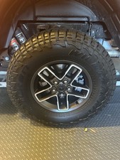2025 Jeep Gladiator Mojave OEM Take-Off Wheels (4) and 285 / 70 / 17" Tires (4)
