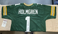 MIKE HOLMGREN Signed Green Bay Packers #1 Jersey - JSA COA SZ XL