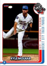 Kyle Molnar 2021 Choice Rocket City Trash Pandas #18 Rocket City Trash Pandas