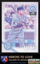 2018 Topps Gypsy Queen Missing Black Plate Miguel Cabrera #189 Detroit Tigers