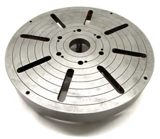 16-1/4" SLOTTED LATHE FACE PLATE w/ D1-6 MOUNT