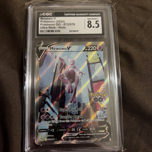 Mewtwo V graded CGC 8.5 for sale on eBay