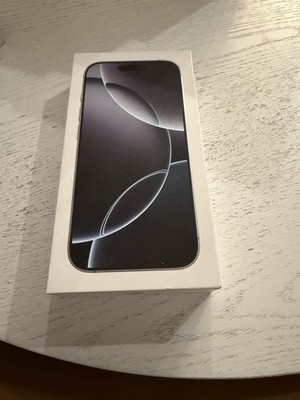 Apple iPhone 16 Pro Max 256GB Retail Box - White Titanium Box Only NO PHONE