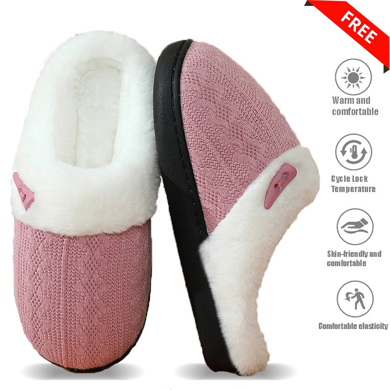 Winter Fashion Women's Home Cotton Slippers Non-slip Design Warm and Comfortable