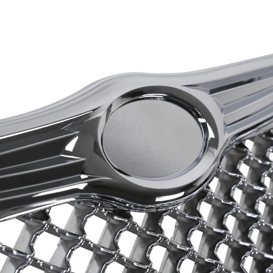 Fits 2005-2010 Chrysler 300 300C Chrome Front Hood Bumper Mesh Grill Grille Foto 3 de 4