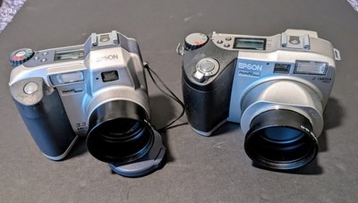 Vintage Epson Digital Pair - 850 & 950 (3000) PC Zoom Cameras