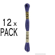 12x DMC Embroidery thread Mouline Special 117MC -32, 6 stranded, 8m