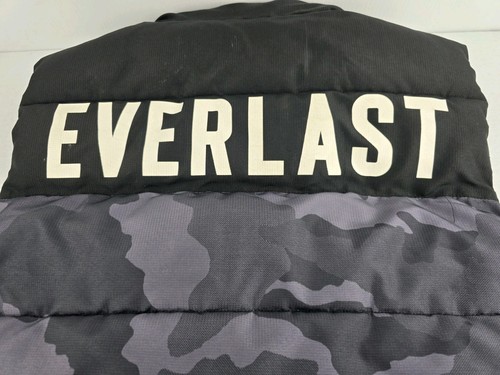 EVERLAST Adventure Camouflage Puffer Vest Men's Size Large Gym Winter Army - Picture 5 of 10