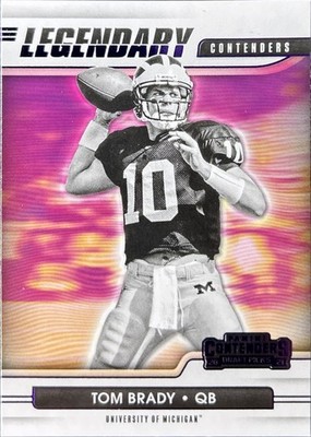 2021 Panini Contenders Draft Picks - Legendary Contenders - Tom Brady #7 Purple