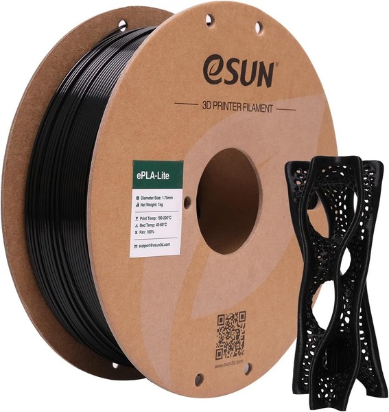 3D Drucker Filament Pla 1.75Mm A-Schwarz 1KG MaßGenauigkeit +/- 0,03Mm Spule-image