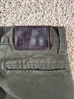 Naked & Famous Denim Slim Chino Green Khaki Pants Mens Sz 28 — photo 6