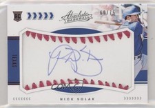 2020 Absolute Rookie Baseball Material Signatures Pink 60/75 Nick Solak Auto 1q7