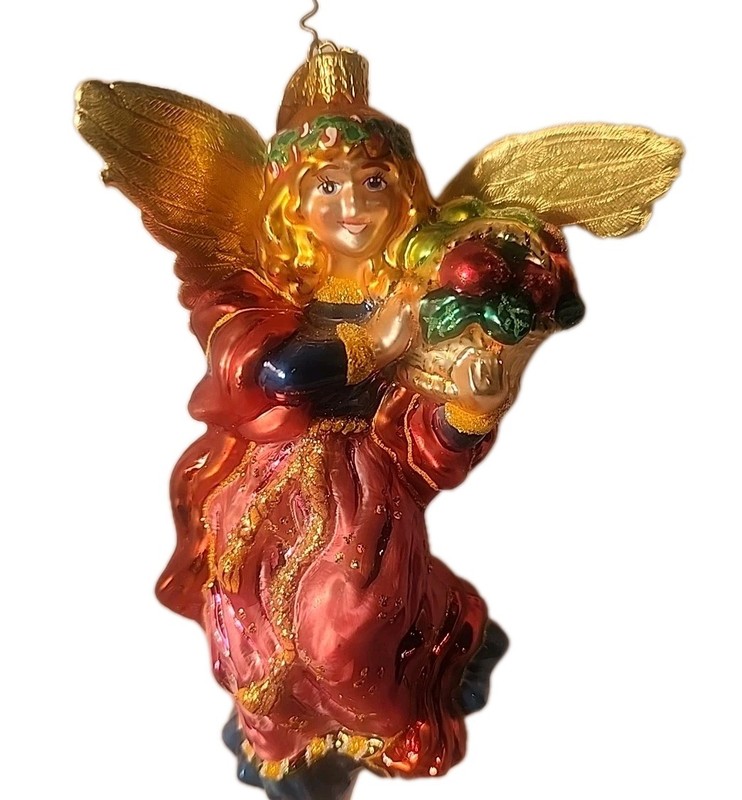 Christopher Radko Heavenly Health Diabetes Awareness Angel Ornament 2005