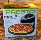 Presto Pizzazz Plus Electric Rotating Pizza Oven Green and Yellow, New 03434