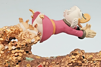 WDCC Scrooge McDuck~Pool of Riches~Figurine~Walt Disney Classic