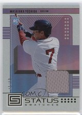 2023 Panini Chronicles Status Swatches Gold 41/99 Masataka Yoshida #SS-MY xr1