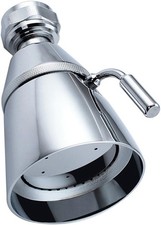 High Flow Shower Head, Brass Swivel Joint Adjustable Shower Sprayer, G 1/2, Chro