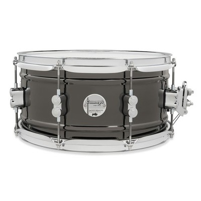 PDP Concept Series Metal Snare, 6.5x13, Black Nickel Over Steel w/Chrome HW