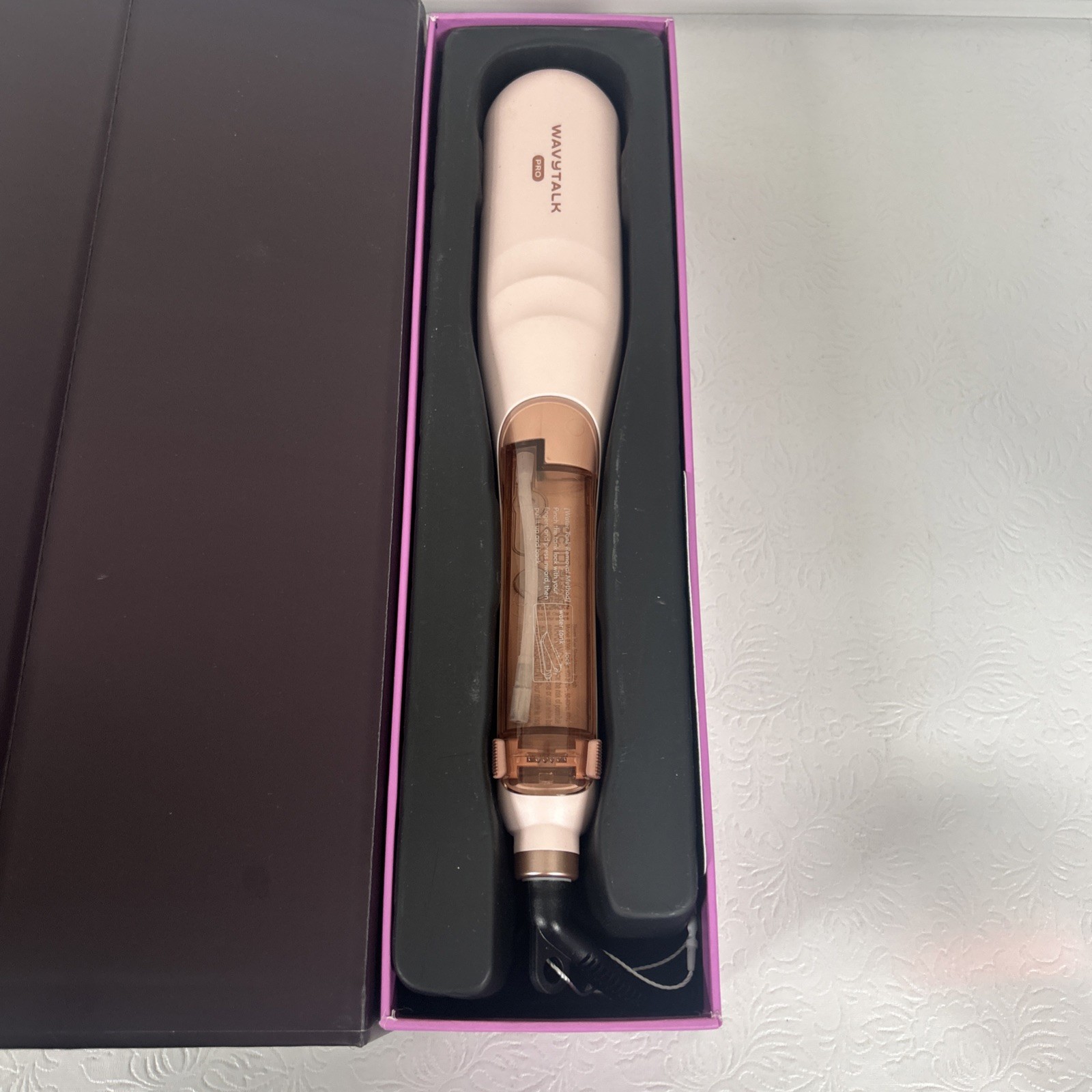 Wavytalk Pro Steam Hair Straightener Brush, Steamline Pro 3 in 1 Pink