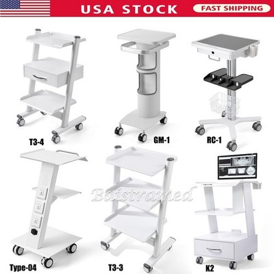 3-Layer Dental Lab Trolley Mobile Medical Cart /Multi-Function Trolley Cart