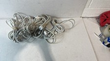 Apple Power Adapter Extension Cables 2-Prong Wall Cord White Lot of 10