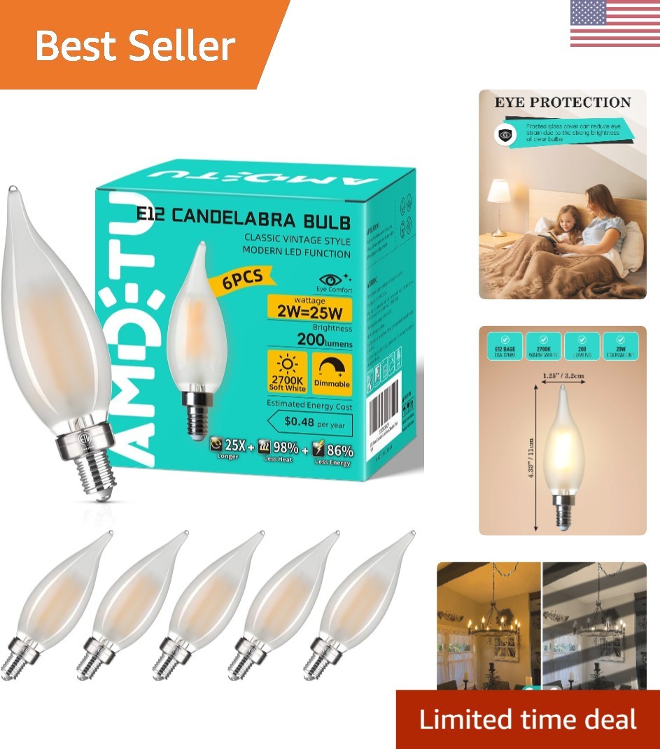 - Ideal For Chandelier Lighting