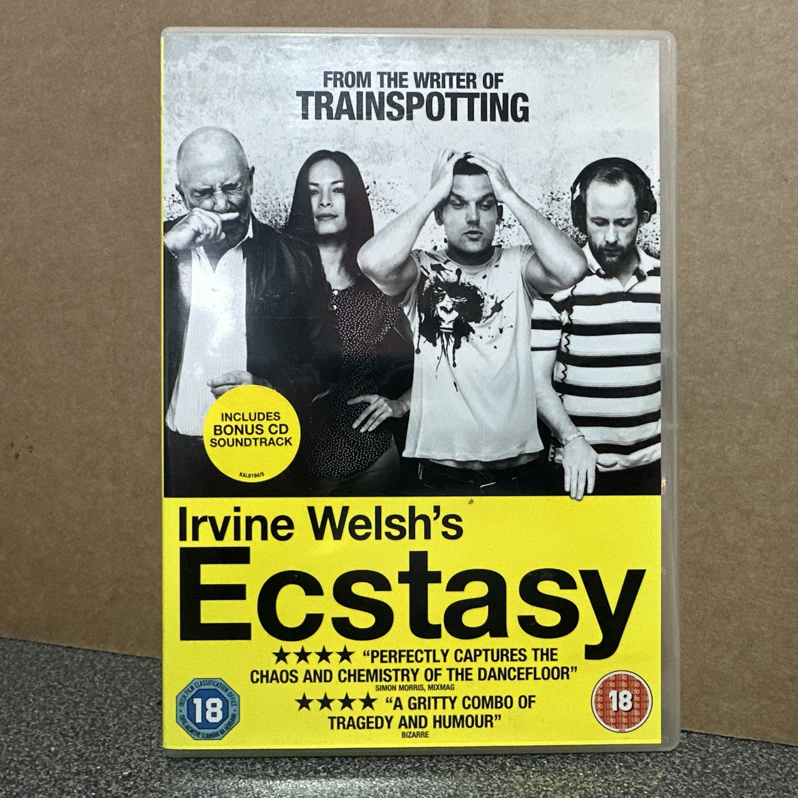 Irvine Welsh's Ecstasy DVD Complete With Bonus Soundtrack EB04