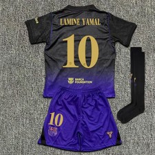 LAMINE YAMAL | Kids 26/27 Bar&ccedil;a x Kobe Bryant Away Stadium Kit