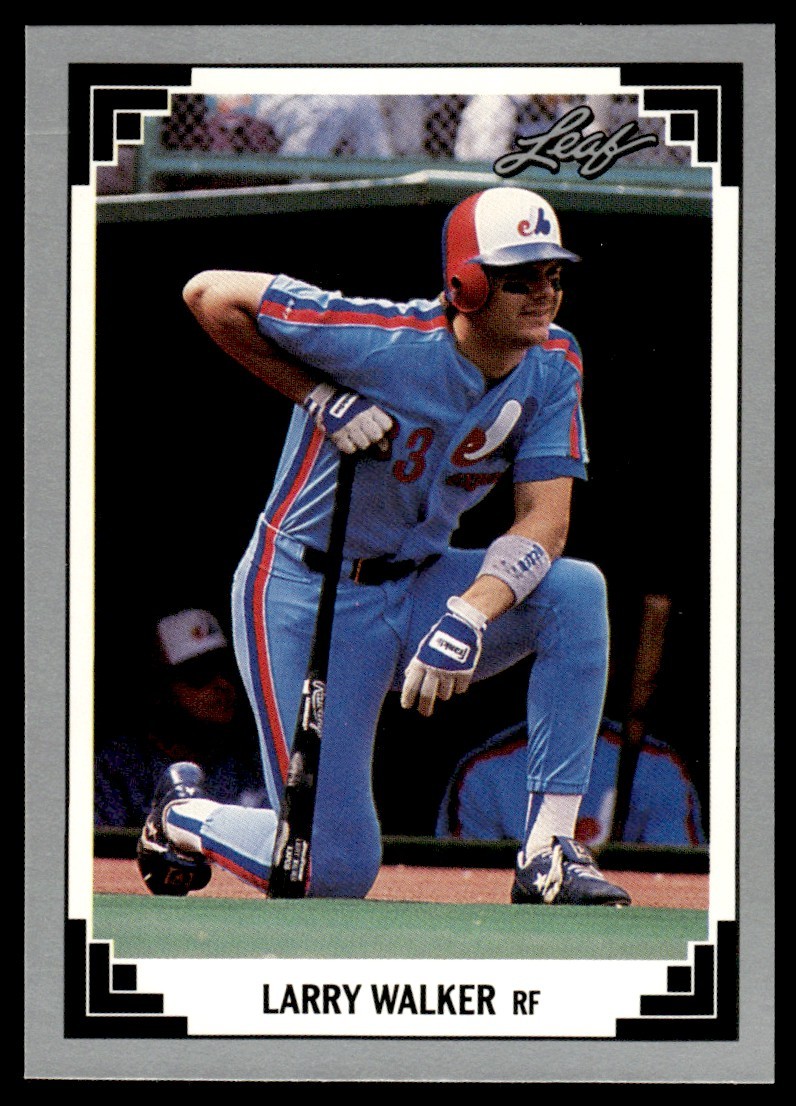Larry Walker #241 (Baseball Cards 1991 Leaf) — is it worth grading?
