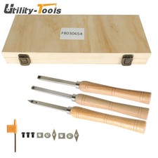 Woodturning Tool  Mini Size 3 Pcs  With Comfort Grip Handles For Turning Pens