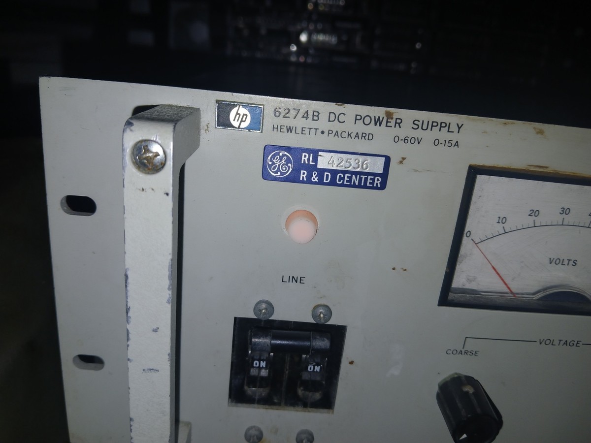 HP 6274B DC Power Supply 0–60V 0–15A Heavy Duty Lab Unit TESTED