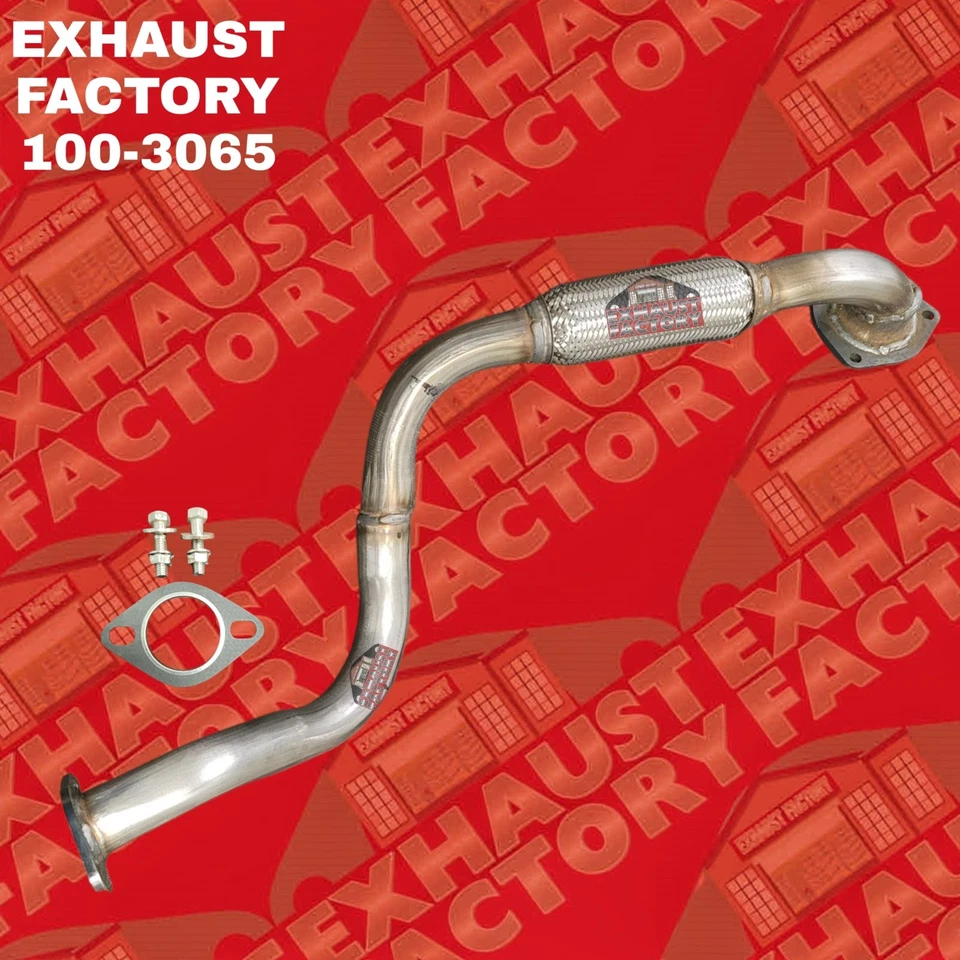 100-3065 FRONT EXHAUST FLEX PIPE FITS 2004-2008 PONTIAC WAVE 1.6L ENG - Image 2 of 4