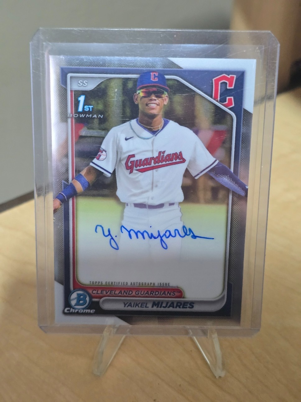 2024 Bowman Chrome Yaikel Mijares Auto 1st #CPA-YMI Guardians