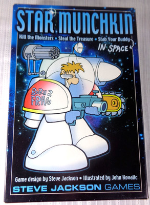 Steve Jackson Games: Star Munchkin - Complete with 168 Cards Rules & Die VG!