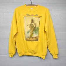 Vintage 80s 90s Jerzees The Prophet Native American Sweatshirt Womens XL