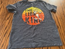 Boys Size 5 Disney Lion King Blue Short Sleeve Tee Shirt Tshirt Simba World