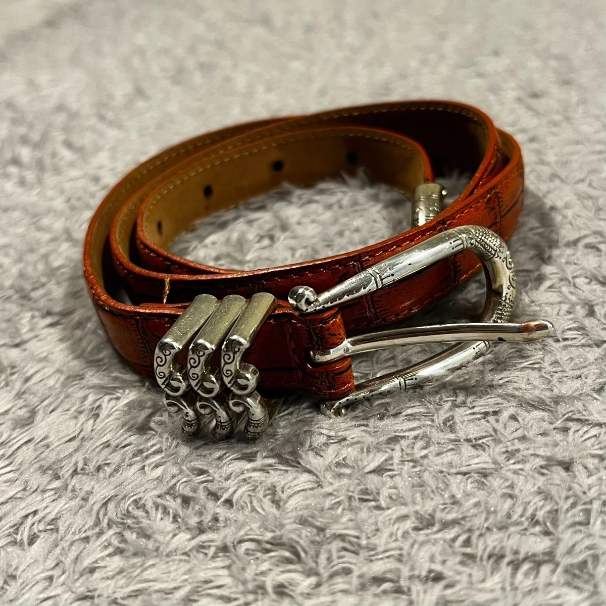 Animal Print Orange Belts for Women for sale | eBay display picture 3