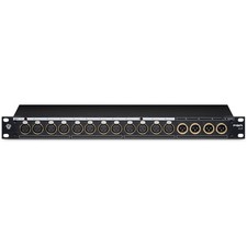 Black Lion Audio PBR-XLR 16-Point Gold Plated XLR Patch Bay 19-inch Rack Mount