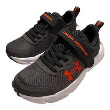 Under Armour Boys UA BPS Assert 10 AC Running Shoes Gray Orange Size 11K