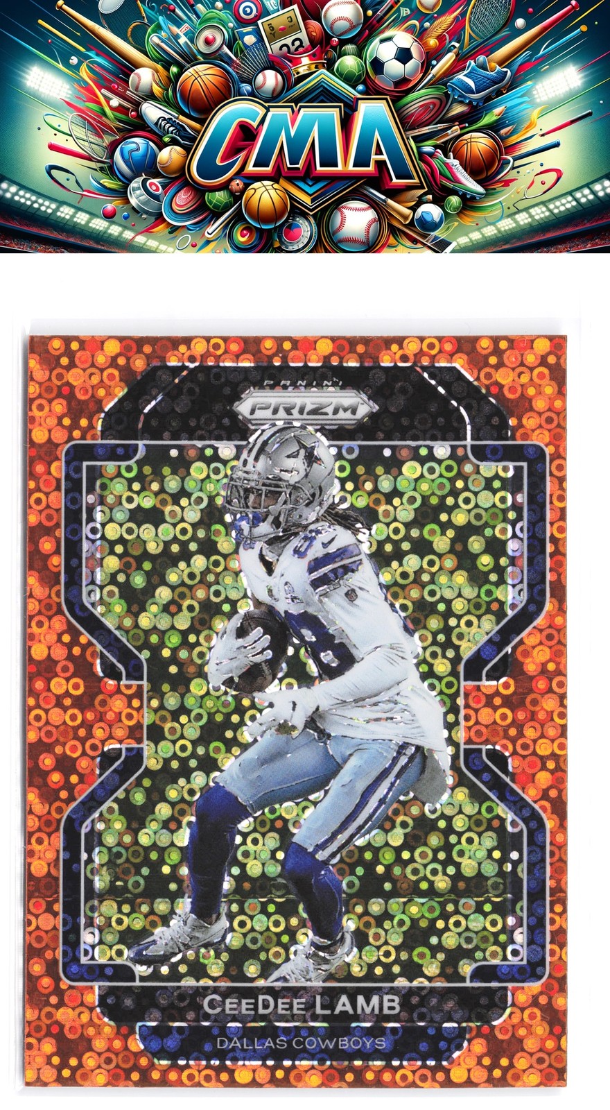 2021 Panini Prizm #239 CeeDee Lamb Disco