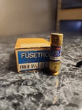 Lot Of 3 Fusetron FRN-R-5-6/10 Fuse Dual Element Time Delay Current Limiting