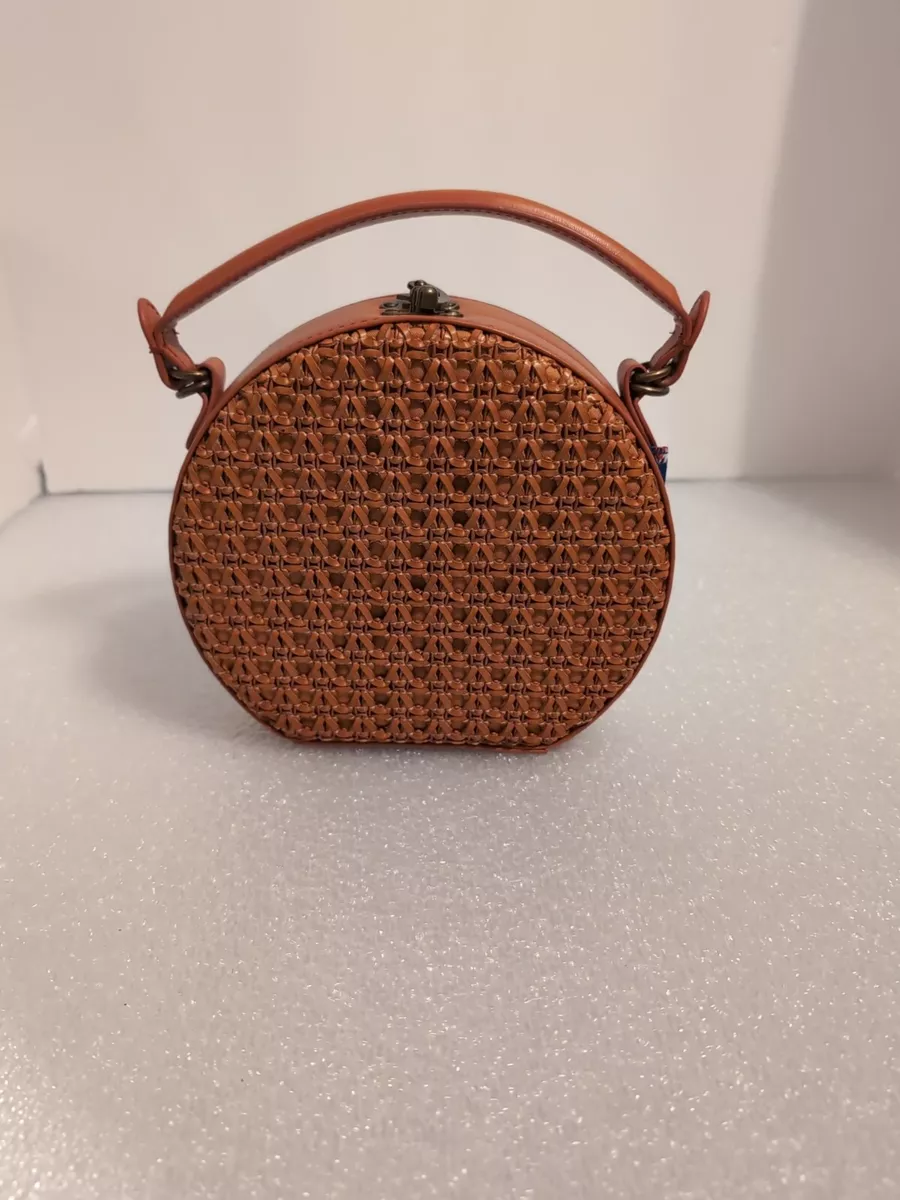 Anthropology Woven Circle Bag Purse