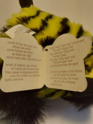 Vintage Tiger Electronics Furby 1999 LIMITED EDITION Bumblebee