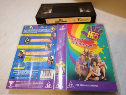Hi-5: SUMMER RAINBOWS - Australian Roadshow Entertainment Channel 9 - VHS Issue