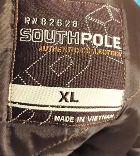 South Pole Authentic Collection 5 Boroughs Winter Coat with Hood X Large Canvas - Picture 9 of 11