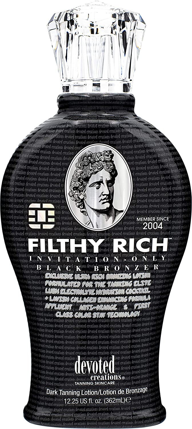 Devoted Creations Filthy Rich UltraRich Black Bronzer Tanning Bed