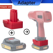 Adapter Fits For Snap On 18V Ni-Cd Tool Used For Dewalt 18V/20V Li-Ion Battery