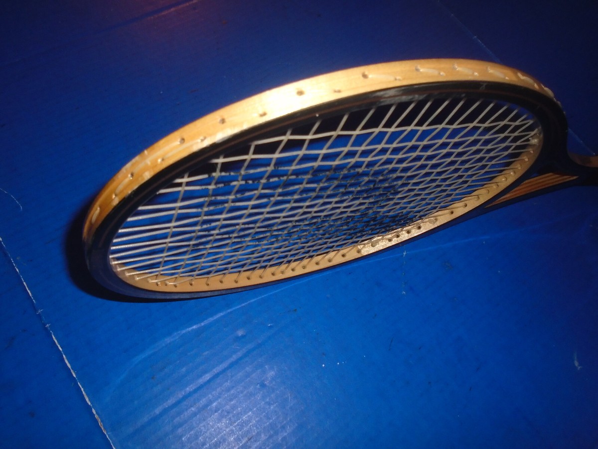 Vintage 1980 Prince Woodie Oversize Tennis Racquet. 4 1/2