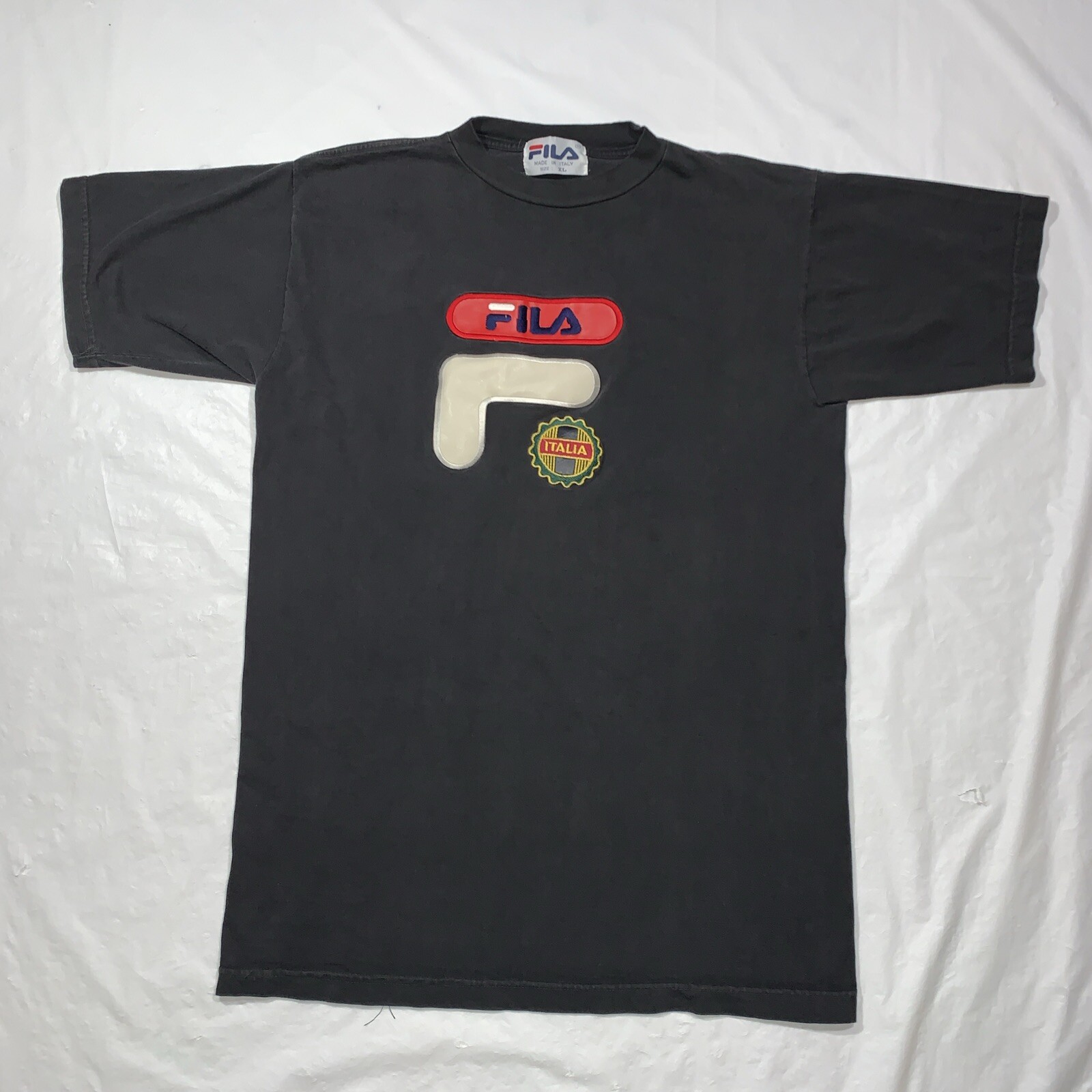 T shirt Fila Italia International vintage anni 90 XL calcio made italy nucleo bloccato